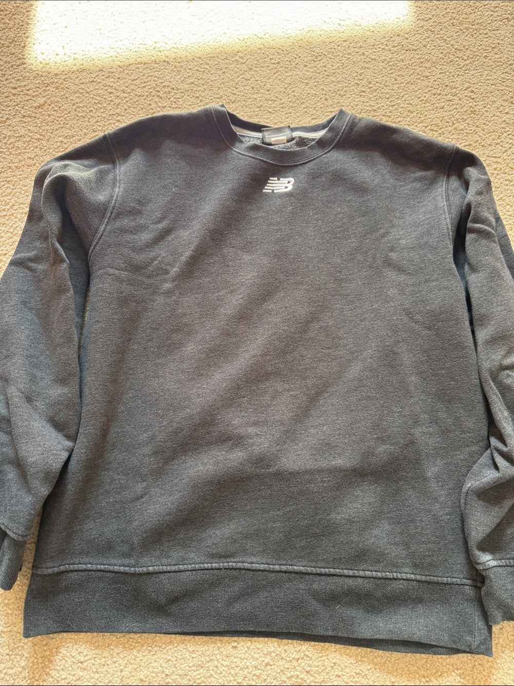 New balance dark grey crewneck